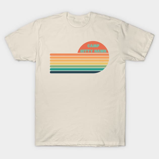 Camp Kitty Hawk T-Shirt by Life Happens Tee Shop